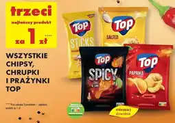 Biedronka Chipsy solone Top Chips Sticks oferta