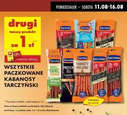 Biedronka Kabanosy oryginalne Tarczyński Roślinne oferta