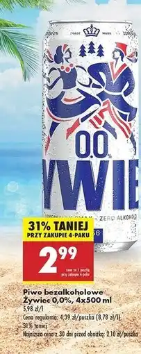 Biedronka Piwo Żywiec Bezalkoholowe oferta