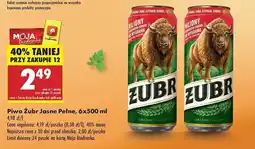 Biedronka Piwo Żubr 1768 oferta