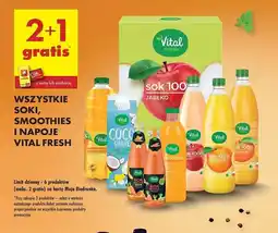 Biedronka Napój coco shake kokos banan gruszka Vital Fresh oferta