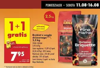 Biedronka Brykiet z węgla drzewnego oferta