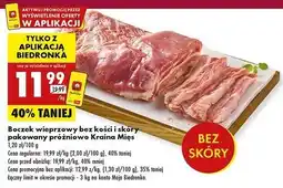 Biedronka Boczek wieprzowy bez żeber i skóry Kraina Mięs oferta