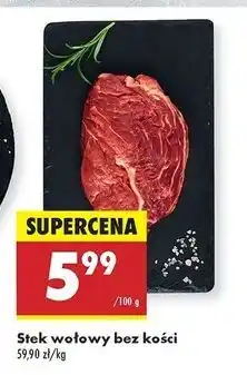 Biedronka Stek wołowy bez kości oferta