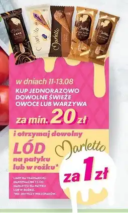 Biedronka Rożek z belgijską czekoladą jagoda Marletto oferta