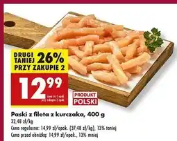 Biedronka Paski fileta z piersi kurczaka oferta
