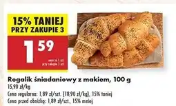 Biedronka Rogal z makiem oferta