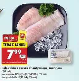 Biedronka Dorsz atlantycki polędwica Marinero oferta