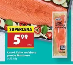 Biedronka Łosoś coho Marinero oferta