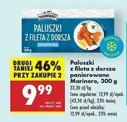 Biedronka Paluszki z fileta dorsza panierowane Marinero oferta