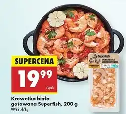 Biedronka Krewetki białe gotowane Superfish oferta