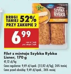 Biedronka Filety z mintaja w chrupiącej panierce Lisner Szybka Rybka oferta