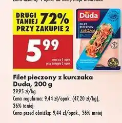 Biedronka Filet pieczony z kurczaka Silesia Duda oferta