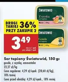 Biedronka Ser topiony emmentaler Światowid oferta