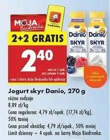 Biedronka Jogurt skyr wanilia Danone Danio oferta