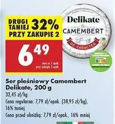 Biedronka Ser camembert Delikate oferta