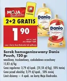 Biedronka Serek waniliowy Danone Danio oferta