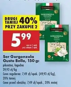 Biedronka Gorgonzola łagodna Gustobello oferta