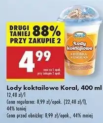 Biedronka Lody krówka-kukułka Koral Koktajlowe oferta