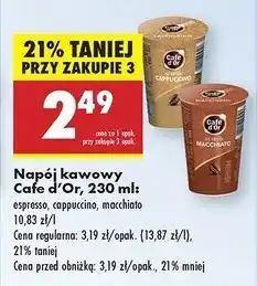 Biedronka Napój kawowy espresso Cafe D'or oferta