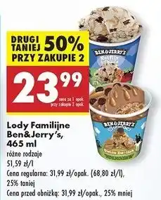 Biedronka Lody dulce de-lish Ben & Jerry's oferta