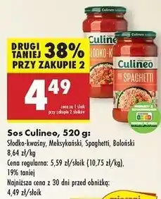 Biedronka Sos boloński Culineo oferta
