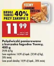 Biedronka Polędwiczki z kurczaka łagodne Yeemy oferta