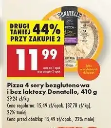 Biedronka Pizza 4 sery bez laktozy i glutenu Donatello oferta