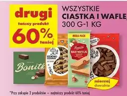 Biedronka Wafelki tasso z kremem orzechowym Bonitki oferta