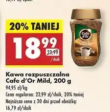 Biedronka Kawa Cafe D'or Mild oferta
