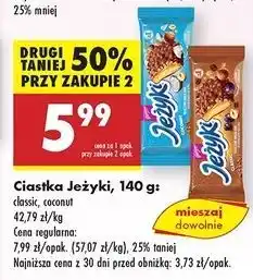 Biedronka Ciastka classic Jeżyki oferta