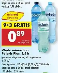 Biedronka Woda gazowana Polaris oferta