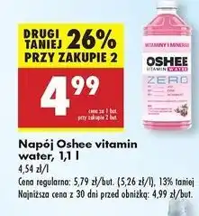 Biedronka Napój witaminy i minerały Oshee Vitamin Water Zero oferta