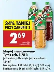 Biedronka Napój jabłko-wiśnia Tymbark oferta