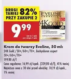 Biedronka Krem do twarzy ma dzień i noc 50+ Eveline Bio Hyaluron Expert oferta