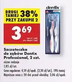 Biedronka Szczoteczka do zębów średnia Dentix oferta