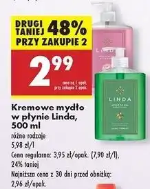 Biedronka Mydło w płynie róża i peonia Linda oferta