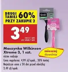 Biedronka Maszynki do golenia cherry blossom Wilkinson My Intuition Comfort oferta