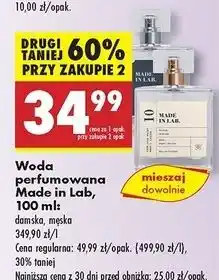 Biedronka Woda perfrumowana 10 Made In Lab oferta