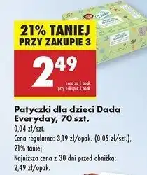 Biedronka Patyczki dla niemowląt Dada oferta