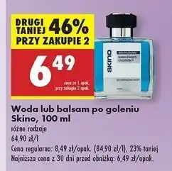 Biedronka Płyn po goleniu nawilżająco-chłodzący Skino For Men Nawilża oferta