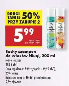Biedronka Suchy szampon original Niuqi oferta