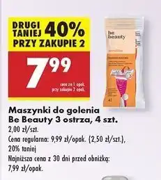 Biedronka Maszynka do golenia Be Beauty Sensitive 3 oferta