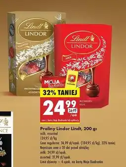 Biedronka Bombonierka assorted Lindt Lindor oferta
