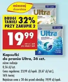 Biedronka Kapsułki do prania gold&jasmine Ultra oferta