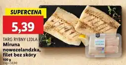 Lidl Miruna nowozelandzka filet bez skóry Targ Rybny Lidla oferta