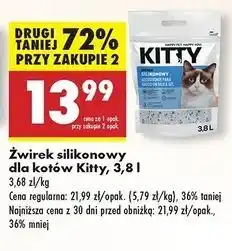 Biedronka Żwirek silikonowy Kitty oferta