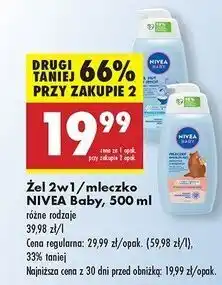 Biedronka Mleczko nawilżające Nivea Baby Ochronny oferta