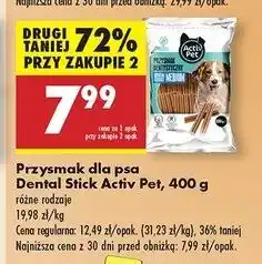 Biedronka Przysmak dentystyczny dla psa medium Activ Pet oferta