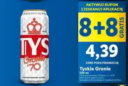 Lidl Piwo Tyskie Gronie oferta